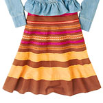 Ethnic-print skirt, the Limited.