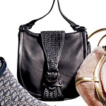 Leather bag, Etienne Aigner.