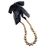 Bronze bead necklace, Lauren Alexa Designs.