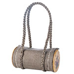 Faux-stingray bag, Toast by Suzie Kondi.