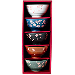 Set of pottery bowls, Pearl River.