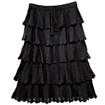 Tiered cashmere skirts, Juicy Couture.
