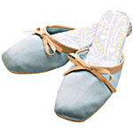 Silk travel slippers, Gap Body.