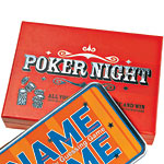 Poker Night and Name Game sets, Chronicle Books.