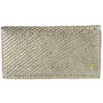 Metallic leather clutch, Felix Rey.