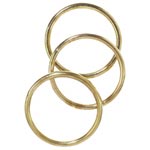 Brass bracelets, Gara Danielle.