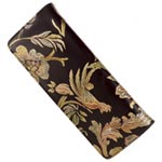 Embossed leather clutch, Hollywould.