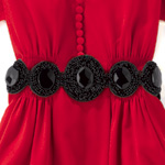 Jet belt with ribbon tie, Erickson Beamon for Tory Burch.