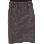 Beaded wool skirt, Votre Nom.