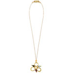 14kt gold and tourmaline necklace, Adina Young.