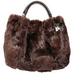 Rabbit-fur bag, BCBGirls.