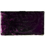 Paisley velvet clutch, Banana Republic.