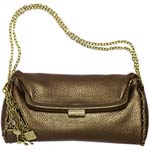Leather evening bag, Elliott Lucca.