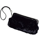 Rabbit fur evening bag, Club Monaco.