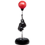 Exercise punching bag on stand with gloves, Protocol, 