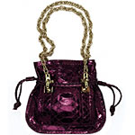 Python evening bag, Kate Spade.