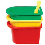 Polyurethane snow molding buckets for igloos, Eskimold.