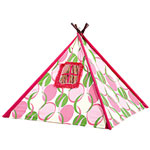 Lucy II play tent with fringe trim, Lucy & Michael.