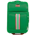 Expandable nylon suitcase, Tommy Hilfiger.