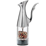 Chrome-plated one-hand pepper mill, Trudeau.