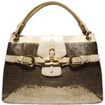 Leather and metal mesh bag, Jimmy Choo.