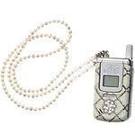 Cell phone with Swarovski crystals, Kathrine Baumann for Haier, Kathrine Baumann for Haier.