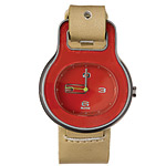 Watch with stainless-steel case with leather band, Patricia Urquiola.