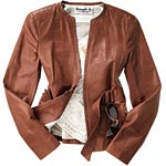 Belted jacket, Valentino Red.