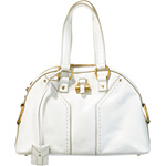 Leather bag, Yves Saint Laurent.