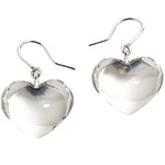 Frisson clear crystal earrings with sterling-silver wire, Baccarat.