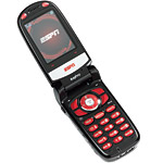 Mobile ESPN  phone with one-touch access to stats, highlights and scores, Sanyo.