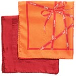 Silk pocket squares, Herm.