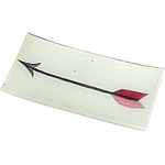 Glass découpage desk tray, John Derian.