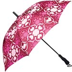 Heart-motif polyester umbrella, Tray 6.