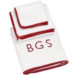 Egyptian terry towels, Waterworks.