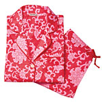 Cotton pajamas in coral (also in green, aqua and lavender), Bed Head.
