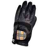 Leather golf gloves in black (also in tan and white), Burberry.