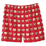 Cotton Valentine's Day dog boxers, J. Crew.
