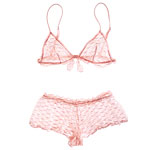 Show Off French lace bralette and boy shorts, La Perla.