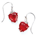 Dangle earrings with , Swarovski.