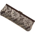 Metallic lace bag, Banana Republic.