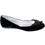 Beaded velvet shoes, Banana Republic.