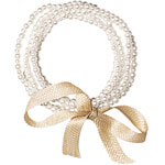 Multistrand faux pearl bracelet, Forth & Towne.