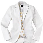Cotton blazer, Gap.