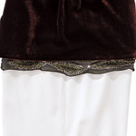 Sequined chiffon scarf (worn as belt), Mexx.