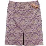 Acrylic-nylon skirt with pin, Single.