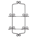 Wrought-iron plate rack, Fine Home Displays, Fine Home Displays.
