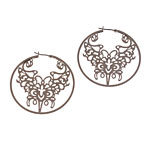 Gold-tone earrings, Guess.