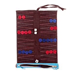 Suede backgammon set, Vivre.