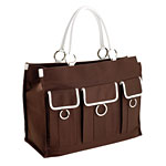 Canvas Ginus bag, Melissa Odabash.